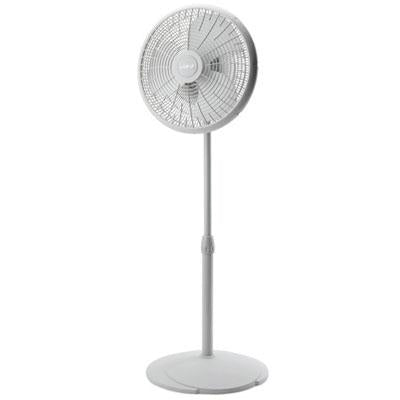 16 Ventilador de pedestal blanco