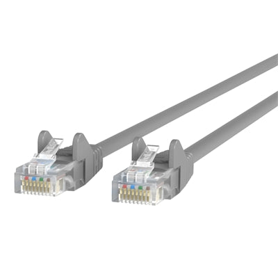 25' CAT6A UTP RJ45M/M CBL GREY