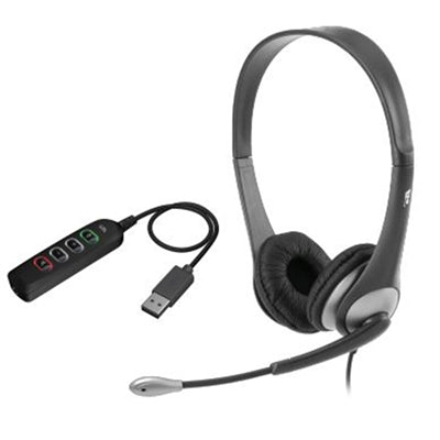 Stereo Headset w USB Cntrlr