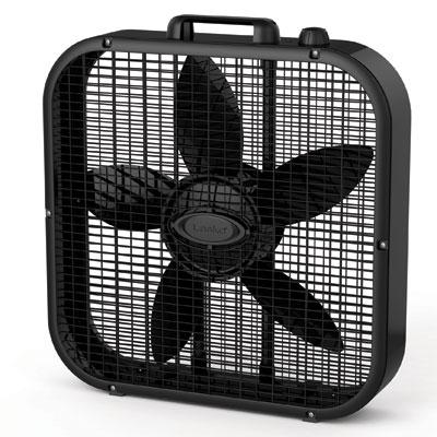 Ventilador de caja de 20 3 velocidades negro