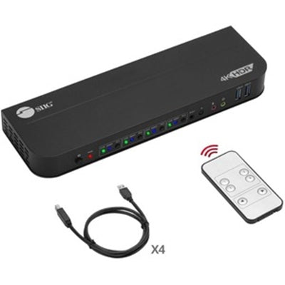 4x1 DP 4K KVM USB 3.0 Switch