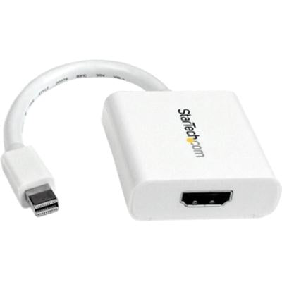 White Mini DisplayPort to HDMI