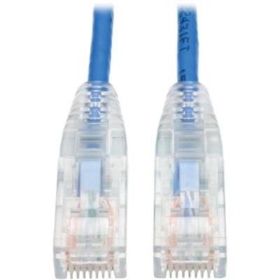 Cat6 Gigabit Snagless Molded Slim UTP Patch Cable RJ45 M/M BLUE 3'