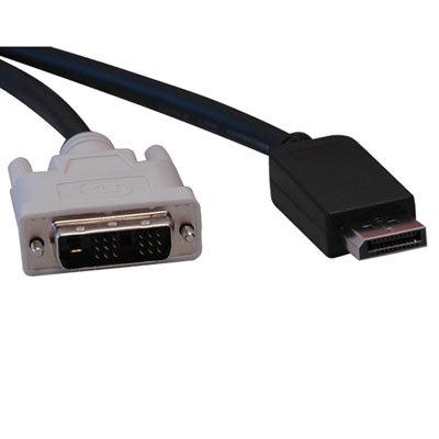 6' Displayport Male to DVI D M