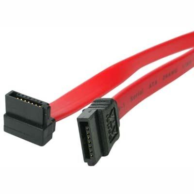 18" Right Angle SATA Cable