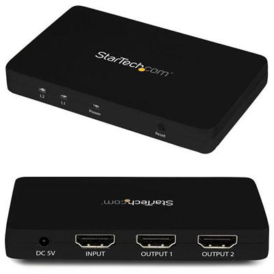 4K HDMI 2 Port Video Splitter