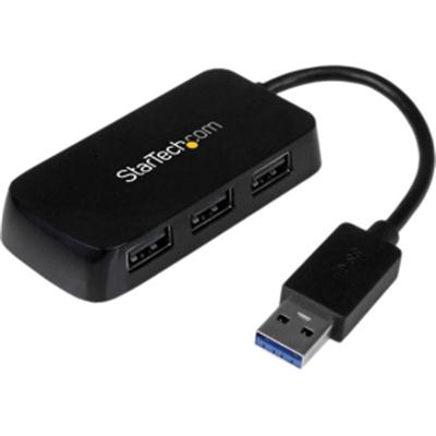 Blk 4 ptMini USB 3.0 Hub TAA