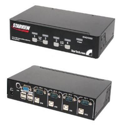 4 Port VGA USB KVM Switch TAA