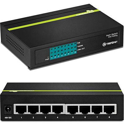 8 Port Gig PoE GREENnet Swtch