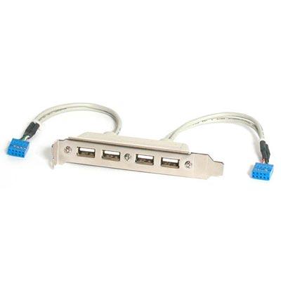 4 Port USB Slot Plate Adapter